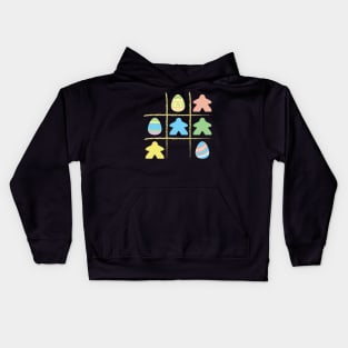 Easter Egg Meeple Board Gamer Kids Hoodie